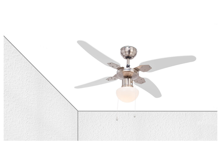 Prejsť na zobrazenie na celú obrazovku: LIVARNO home Stropný ventilátor s LED svietidlom – obrázok 5