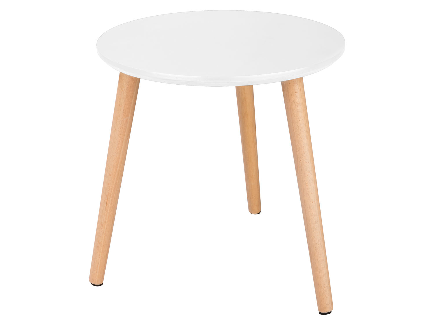 LIVARNO home Stolík, Ø 40 cm (biela)