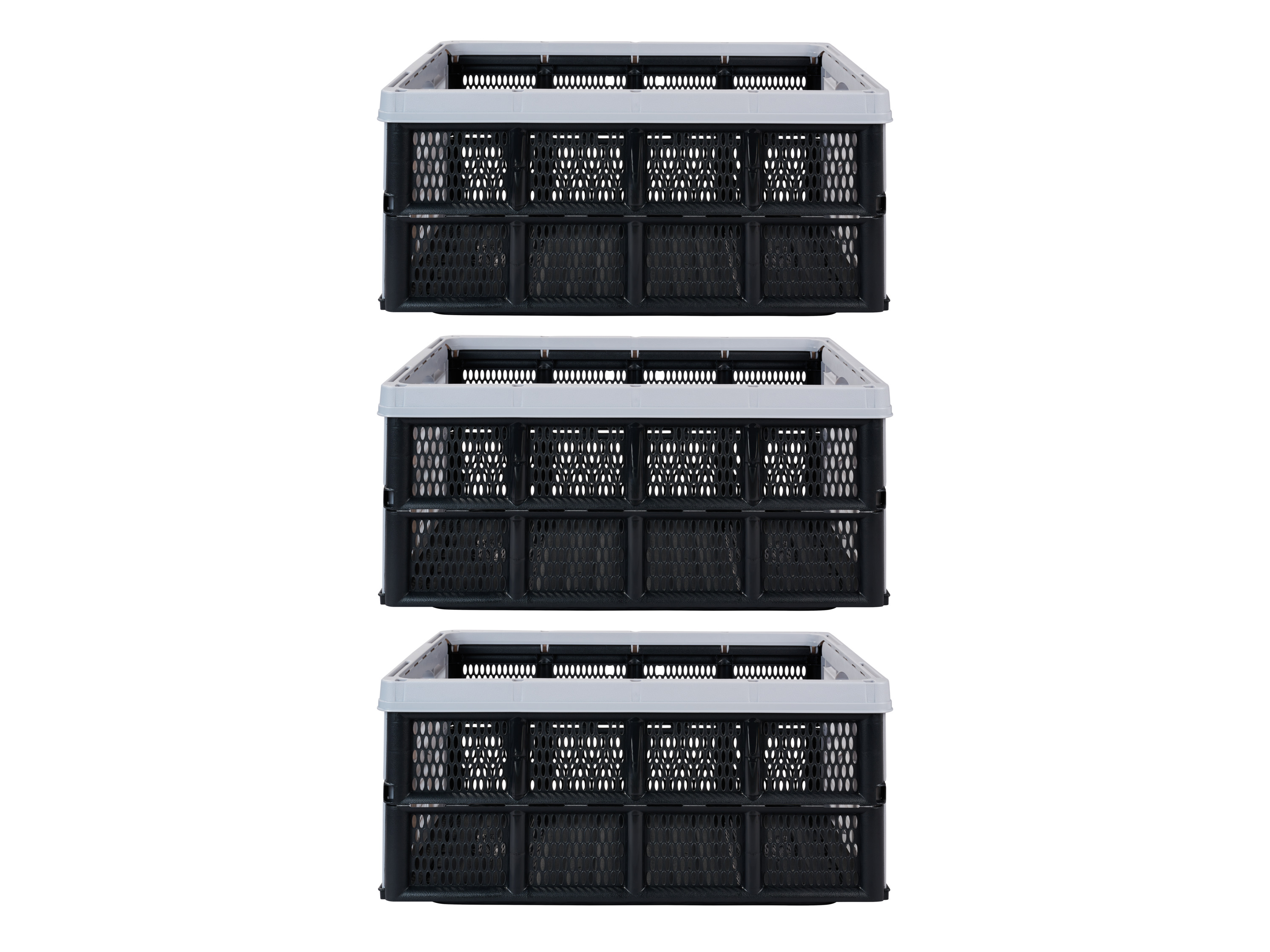 W5 Skladací box, 32 l, 3 kusy