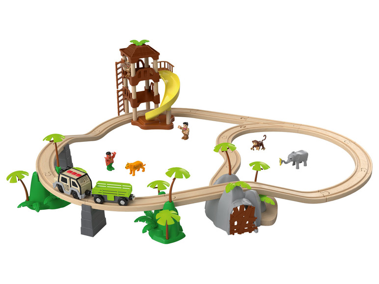 Prejsť na zobrazenie na celú obrazovku: Playtive Železničná súprava Džungľa/Osobný vozeň – obrázok 2