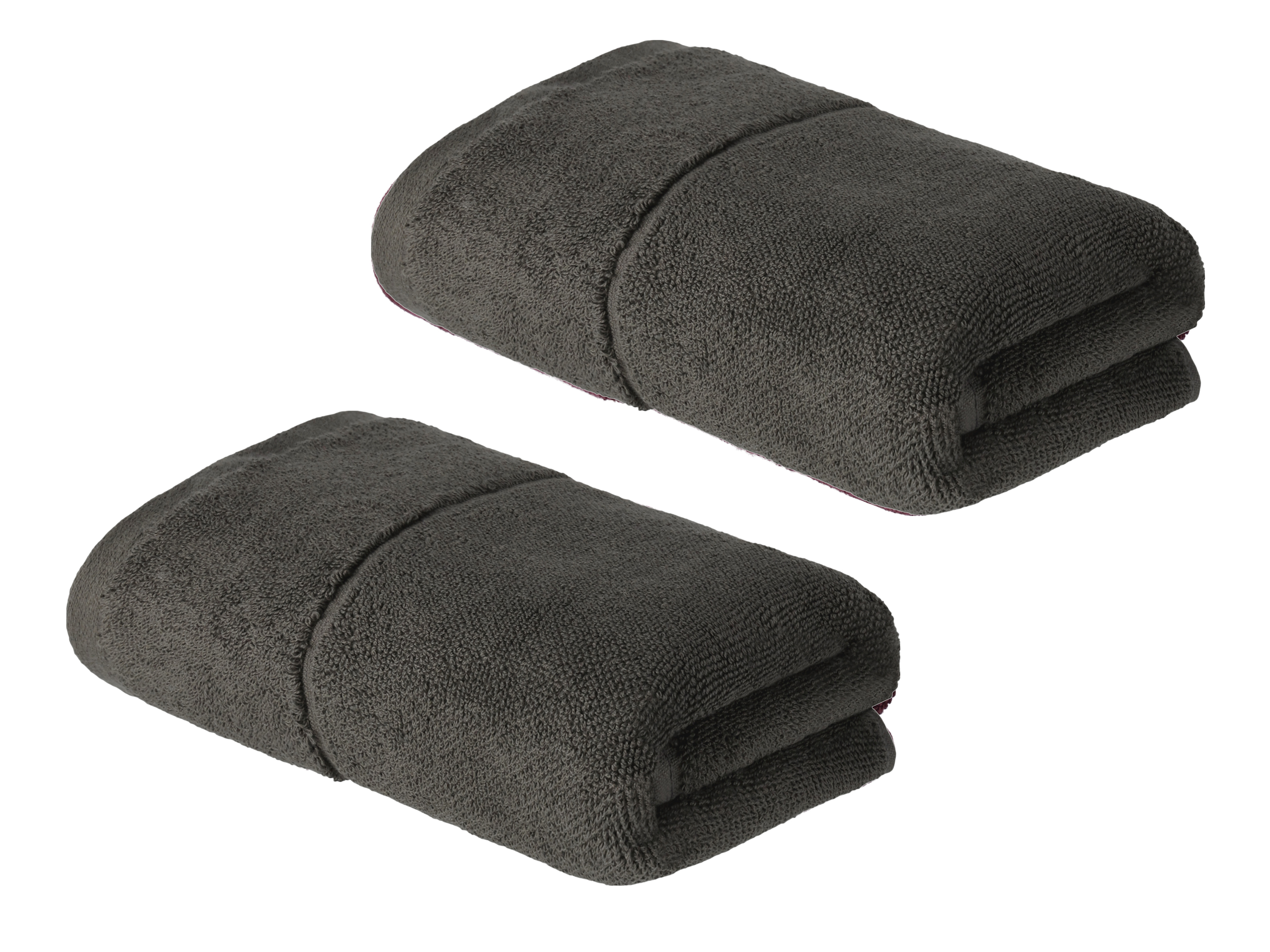 LIVARNO home Froté uterák, 50 x 100 cm, 2 kusy (tmavosivá)