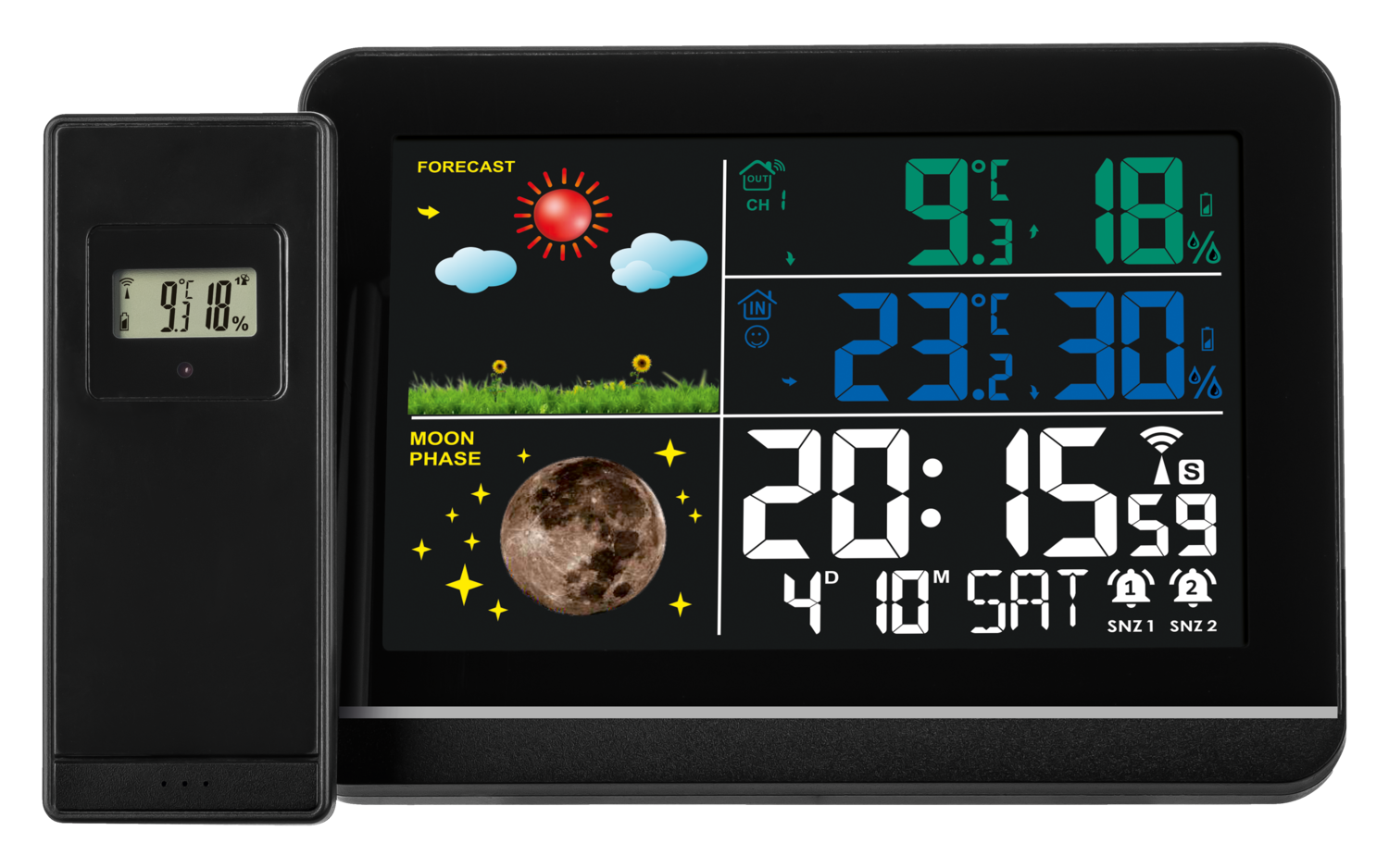 LIVARNO home Meteostanica (čierna)