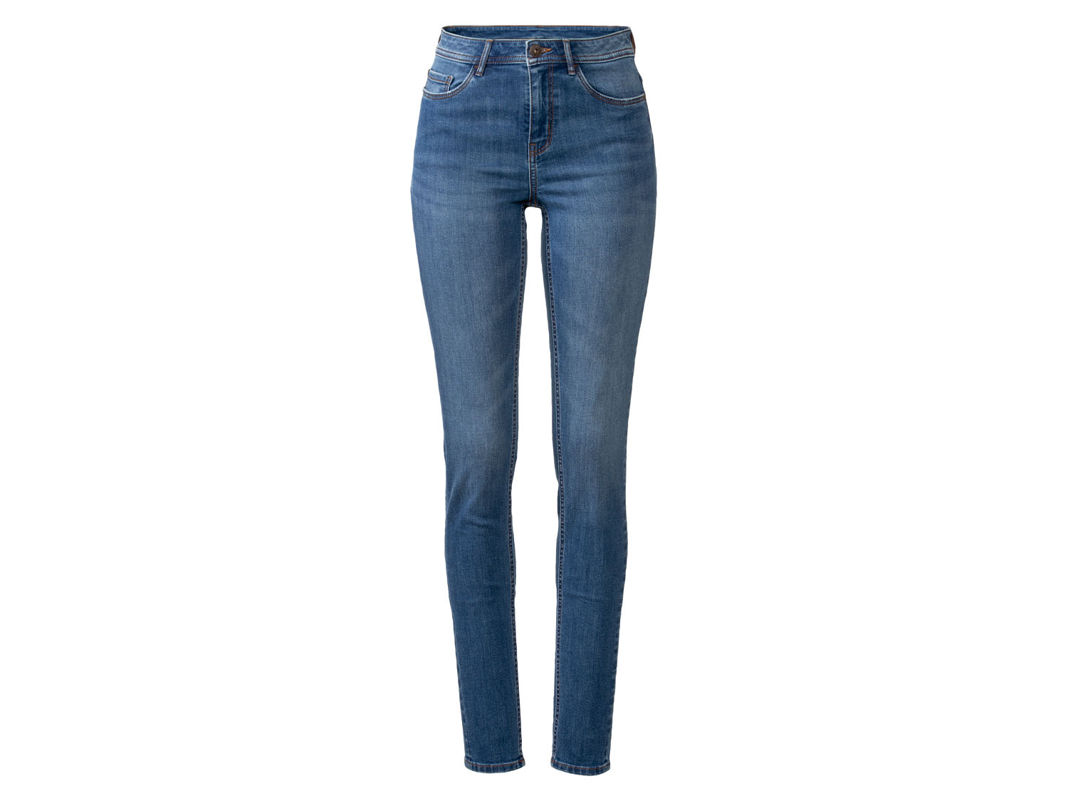 esmara® Dámske rifle „Super Skinny Fit“ (34, normálna dĺžka, modrá)