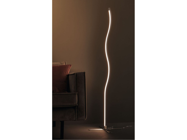 Prejsť na zobrazenie na celú obrazovku: LIVARNO home Stojacia LED lampa, nikel – obrázok 10