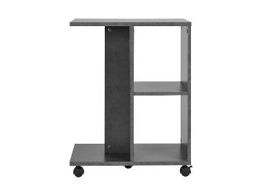 LIVARNO home Stolík na kolieskach, grafitovosivý