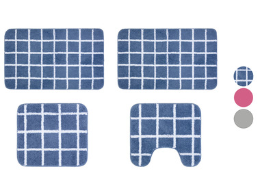 LIVARNO home Súprava koberčekov do kúpeľne, 2-dielna