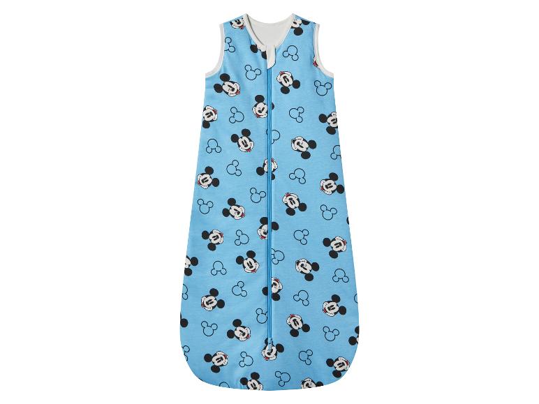 Modrý spací vak pre bábätká s potlačou Mickey Mouse