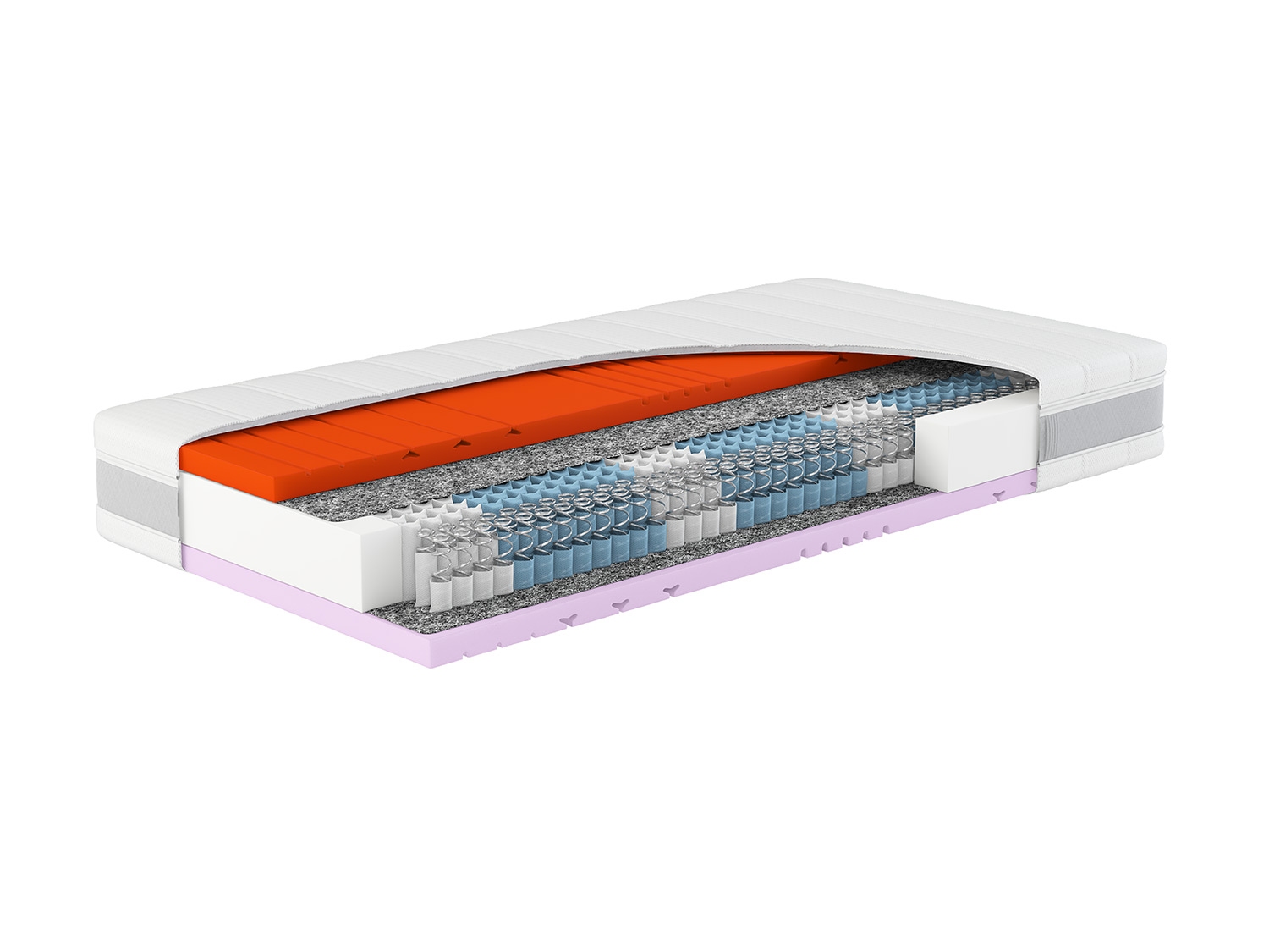 Hn8 Schlafsysteme 7-zónový matrac s taštičkovými pružinami Sleep Balance (H3/H4, 140 x 200 cm)