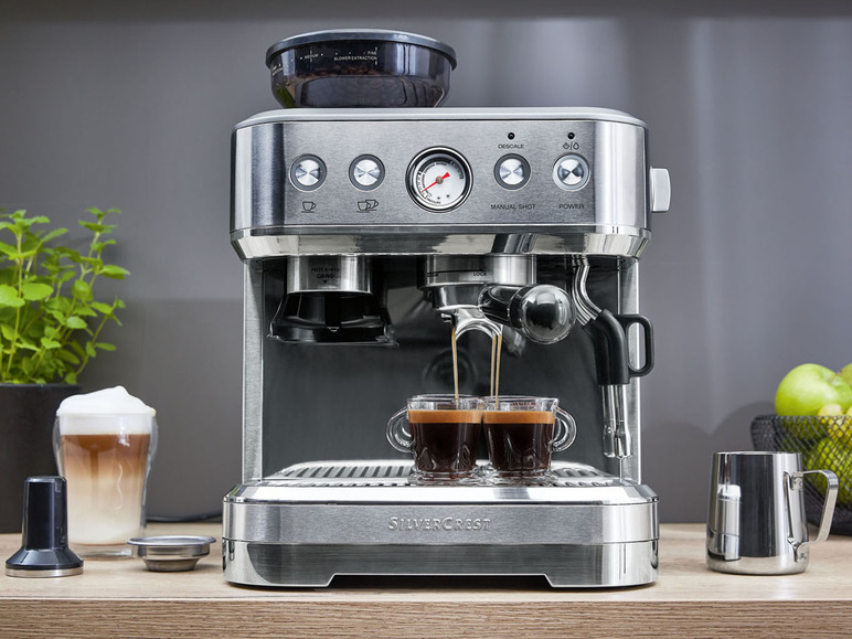 Prejsť na zobrazenie na celú obrazovku: SILVERCREST® KITCHEN TOOLS Profesionálny espresso kávovar s integrovaným mlynčekom SSMP 1770 A2 – obrázok 2