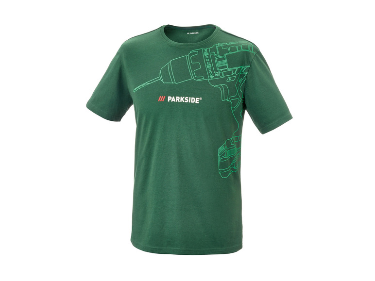 PARKSIDE® Pánske bavlnené tričko (XL (56/58), zelená)