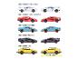 Kolekcia hračkárskych áut Lamborghini, vrátane modelov Countach, Centenario, Sián a Urus.