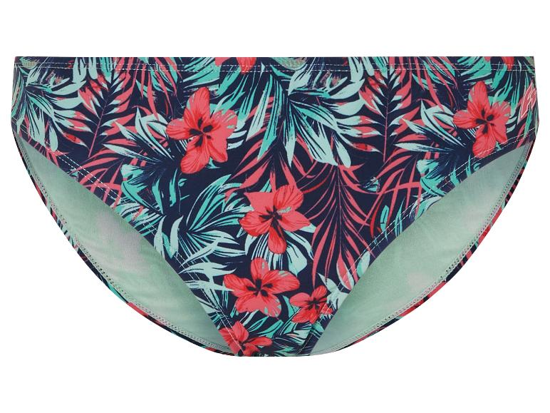 Kúpacie plavky, bikini nohavičky, tropický vzor.