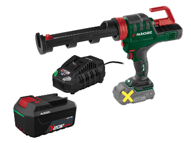 PARKSIDE® Aku pištoľ na kartuše 20 V PKPA 20-Li A2 + Akumulátor 20 V/4 Ah + Rýchlonabíjačka 20 V/4,5 A