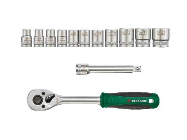 PARKSIDE® Súprava nástrčných kľúčov 3/8", 13-dielna