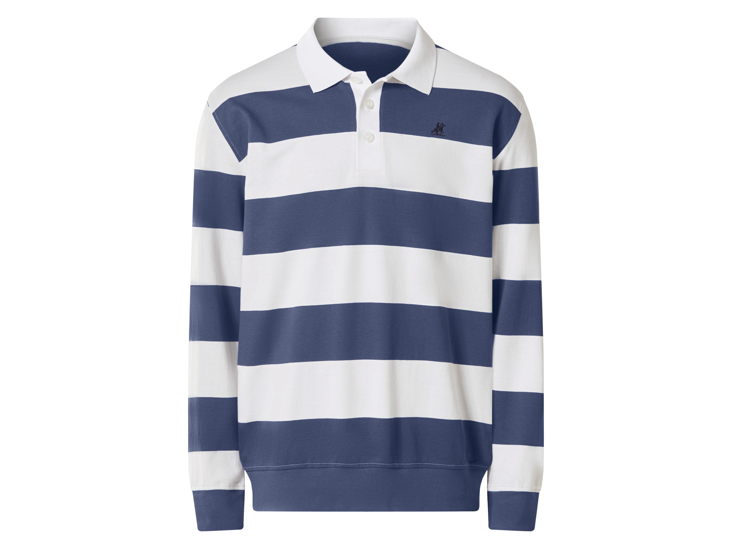ESMARA MEN Pánske rugby tričko (modrá, XL (56/58))