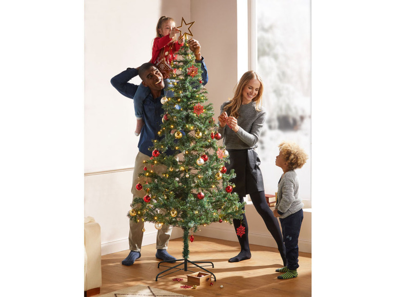 Prejsť na zobrazenie na celú obrazovku: LIVARNO home LED vianočný stromček, 210 cm – obrázok 2