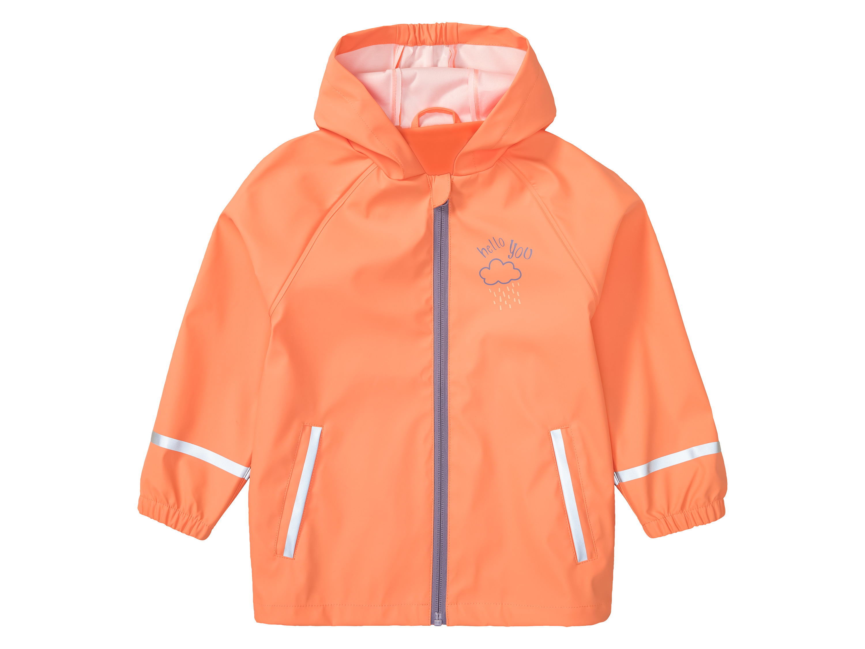 lupilu® Dievčenská nepremokavá bunda (oranžová, 98/104)