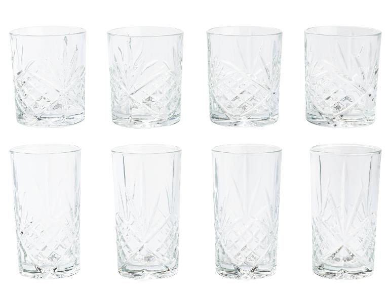 LIVARNO home Poháre na whisky/drinky, 4 kusy