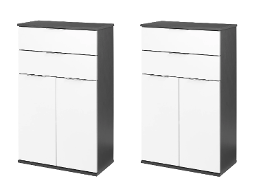 LIVARNO HOME Komoda, 58 x 95 x 33 cm, 2 kusy