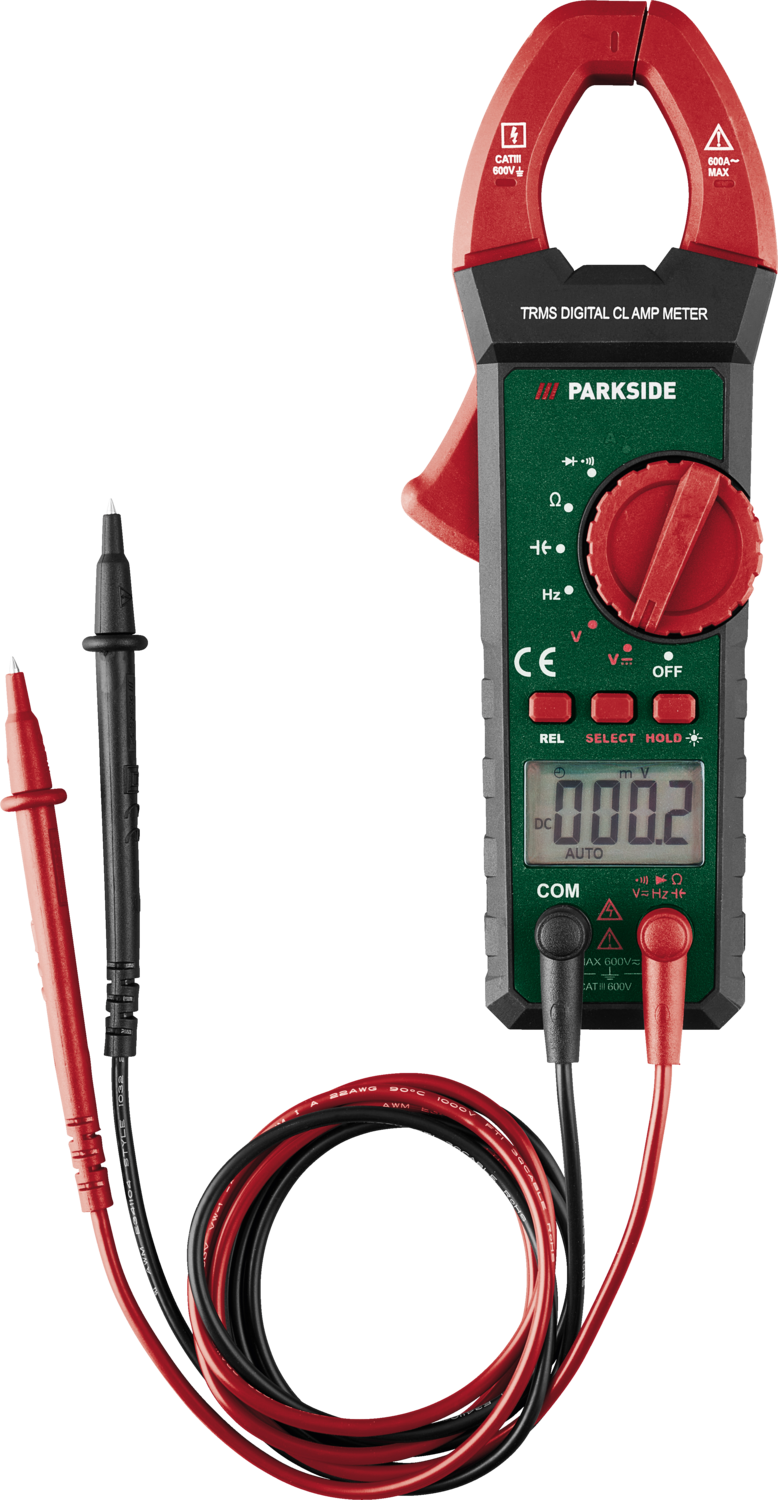PARKSIDE® Kliešťový ampérmeter/Hrotový multimeter (kliešťový multimeter)