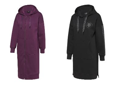 Crivit by Jette Sport Dámske teplákové šaty/predĺžená mikina