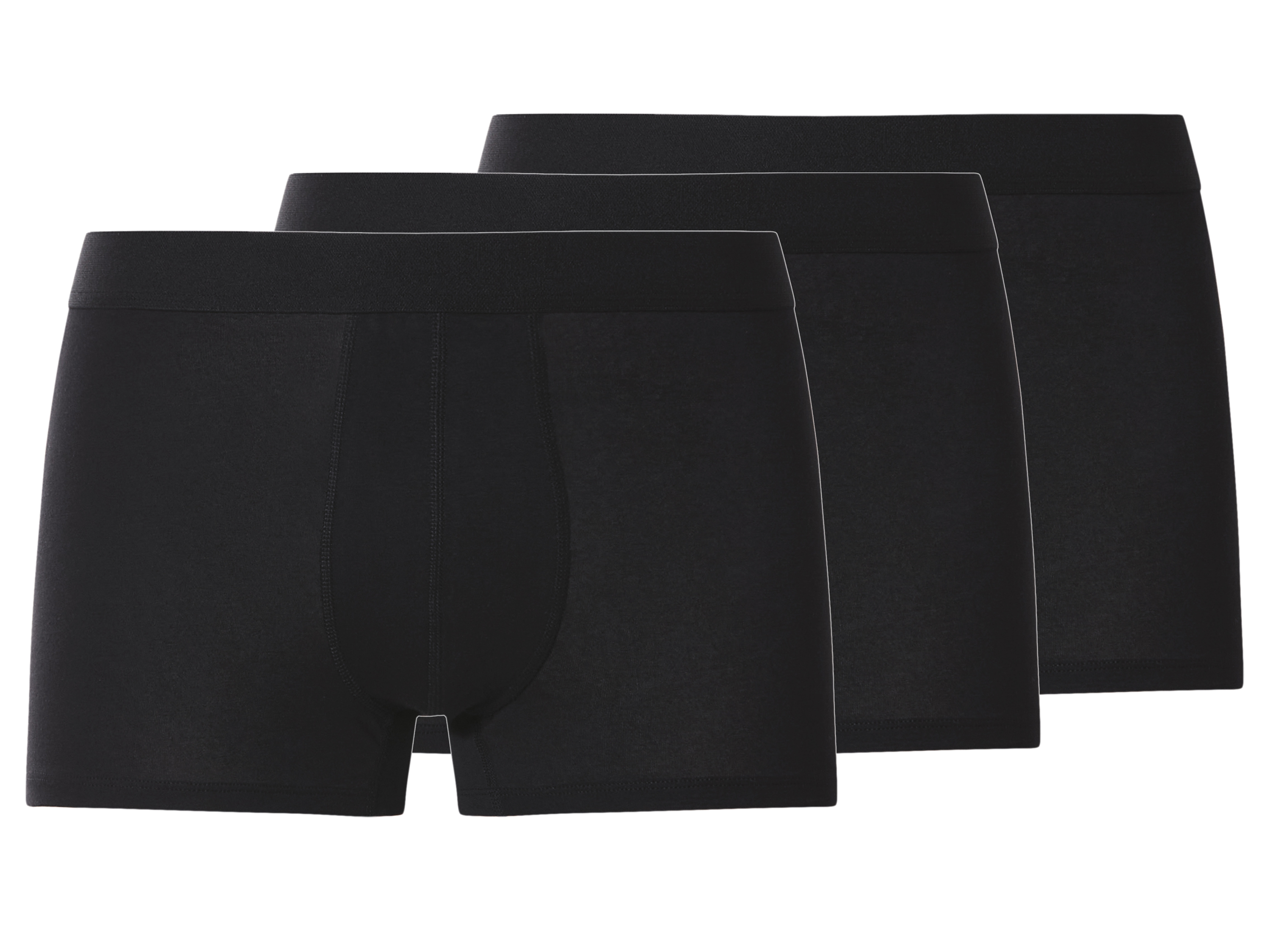 esmara Men Pánske boxerky, 3 kusy (čierna, 6/L)