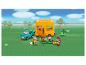 Súprava LEGO Animal Crossing s karavanom, autom a figúrkami zvierat.