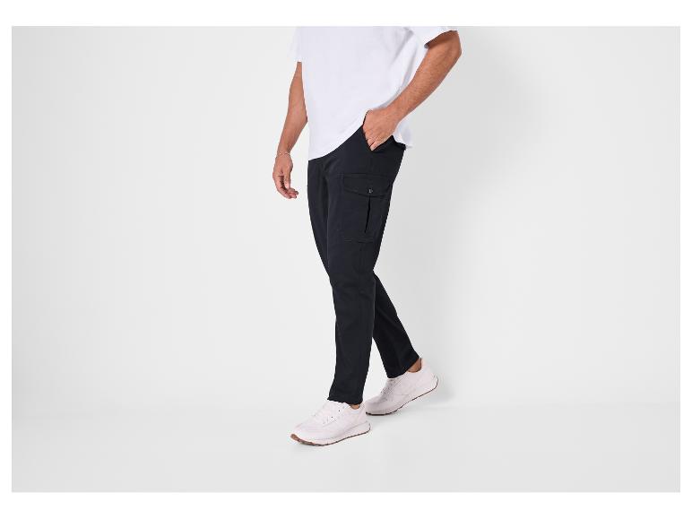 esmara Men Pánske cargo nohavice Premium (navy modrá, 48)