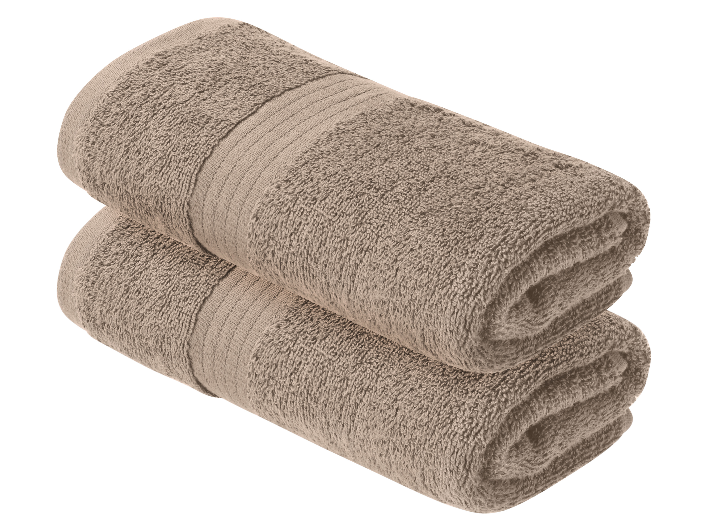 LIVARNO® Froté uteráky, 50 x 100 cm, 2 kusy (béžová)