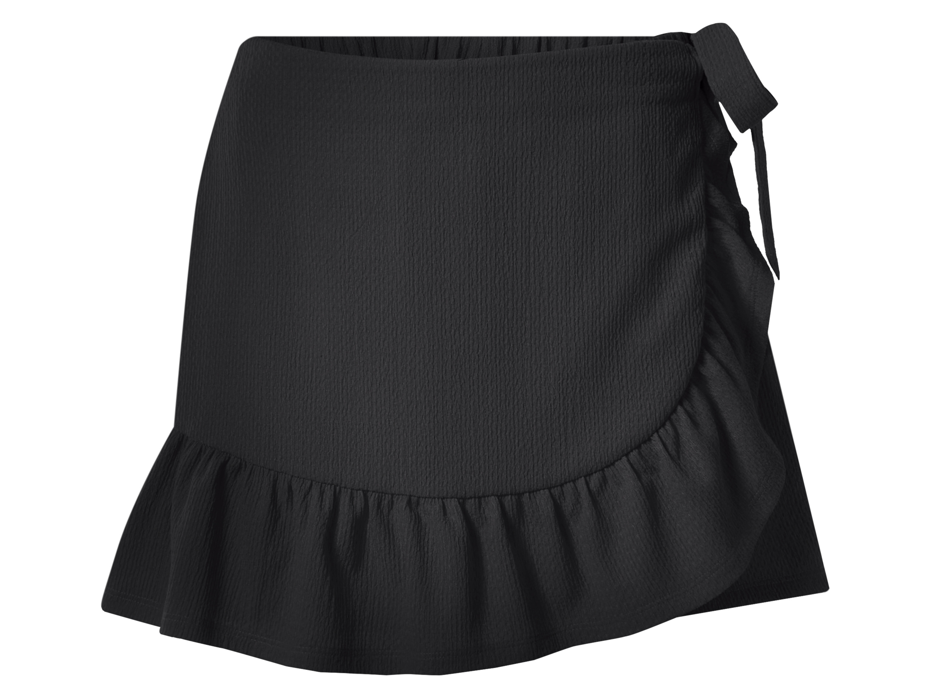 ESMARA® Dámska zavinovacia sukňa (čierna, XS (32/34))