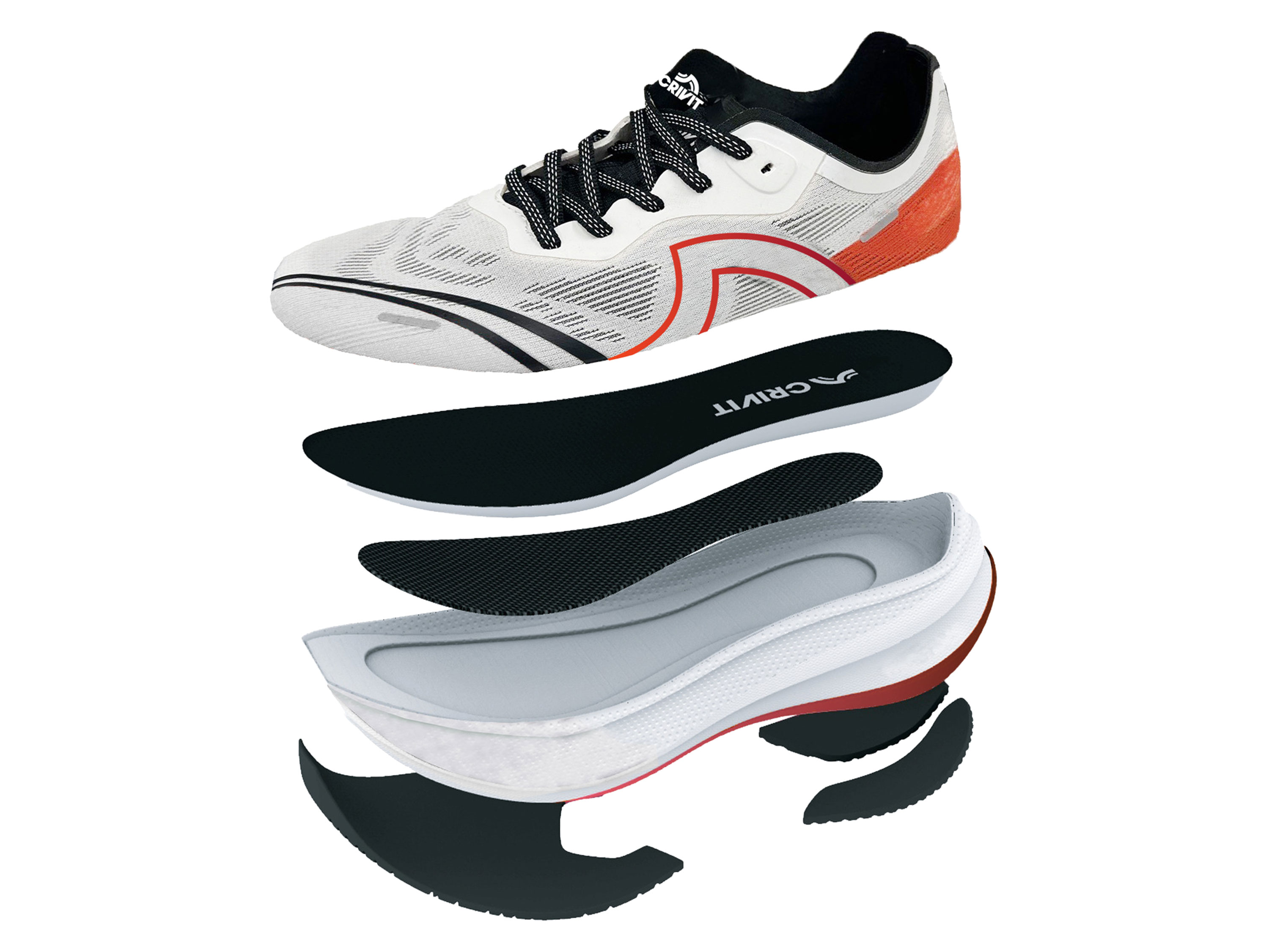 CRIVIT Pánska bežecká obuv CarbonLite 1.0 - 22