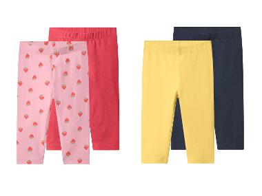 LUPILU® Dievčenské capri legíny, 2 kusy