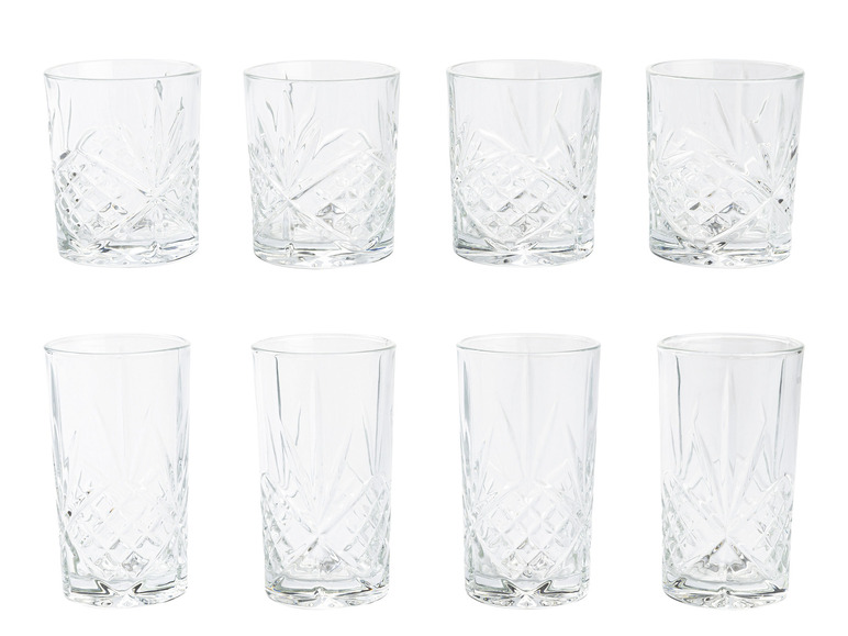 ERNESTO® Poháre na drinky/whiskey, 4 kusy