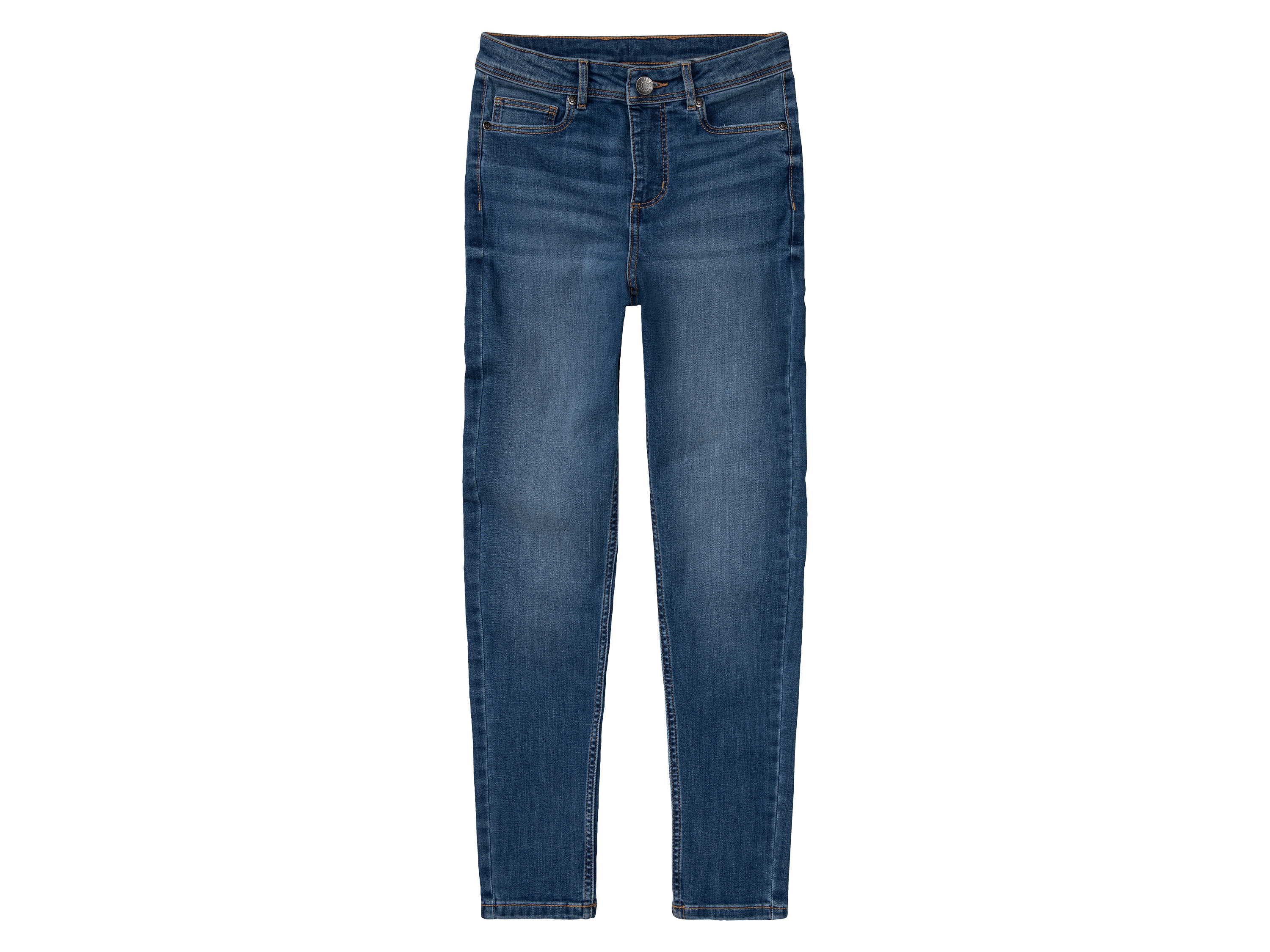 pepperts!® Dievčenské rifle „Super Skinny Fit“ (140, modrá)