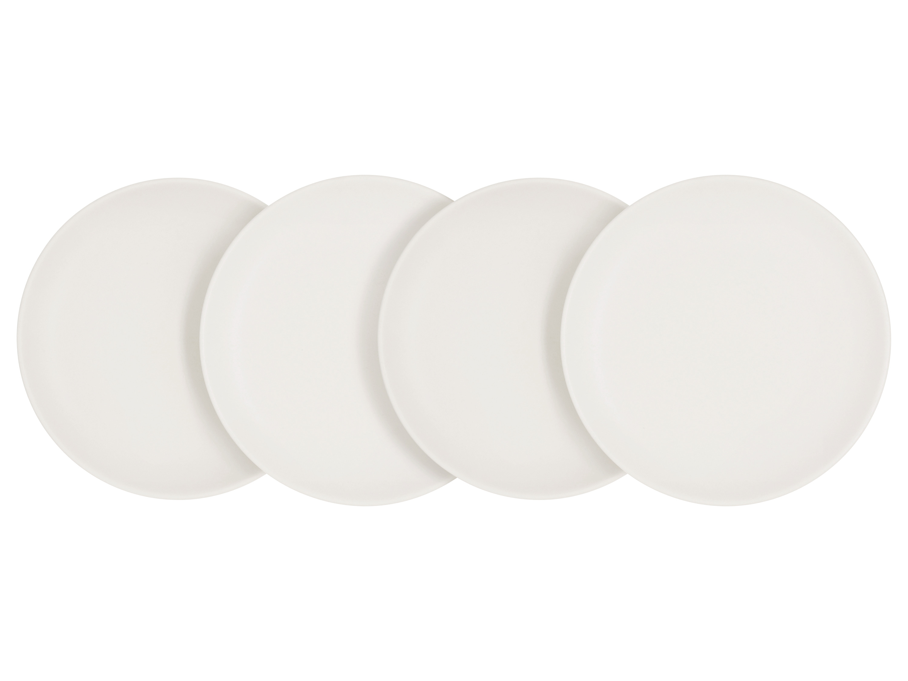 SILVERCREST® Taniere/Misky, 4 kusy (tanier, biela)