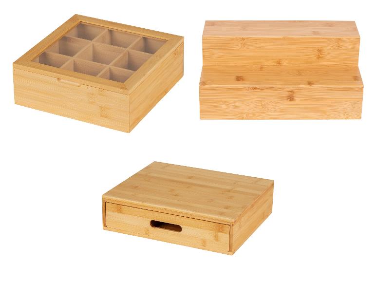 Wenko Bambusový box na čaj/kávu