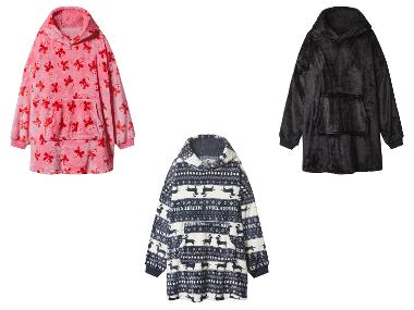 Dámska/pánska plyšová mikina s kapucňou