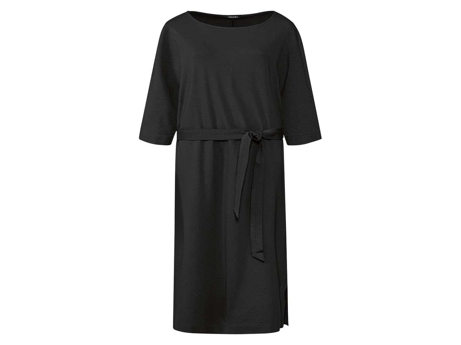 esmara® Dámske šaty s 3/4 rukávmi (čierna, XS (32/34))