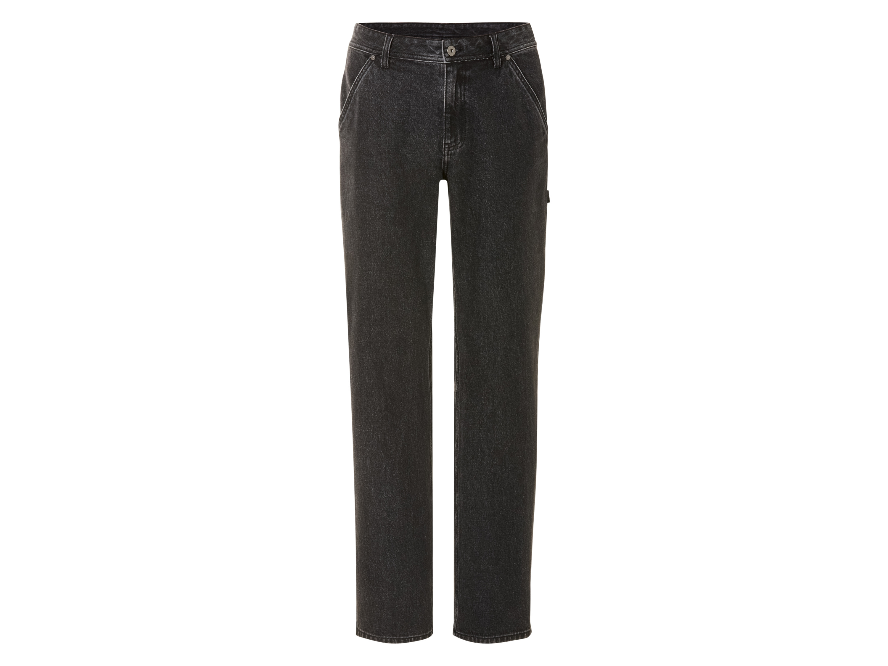 LIVERGY® Pánske rifle Carpenter „Relaxed Fit“ (tmavosivá, 48 (32/32))