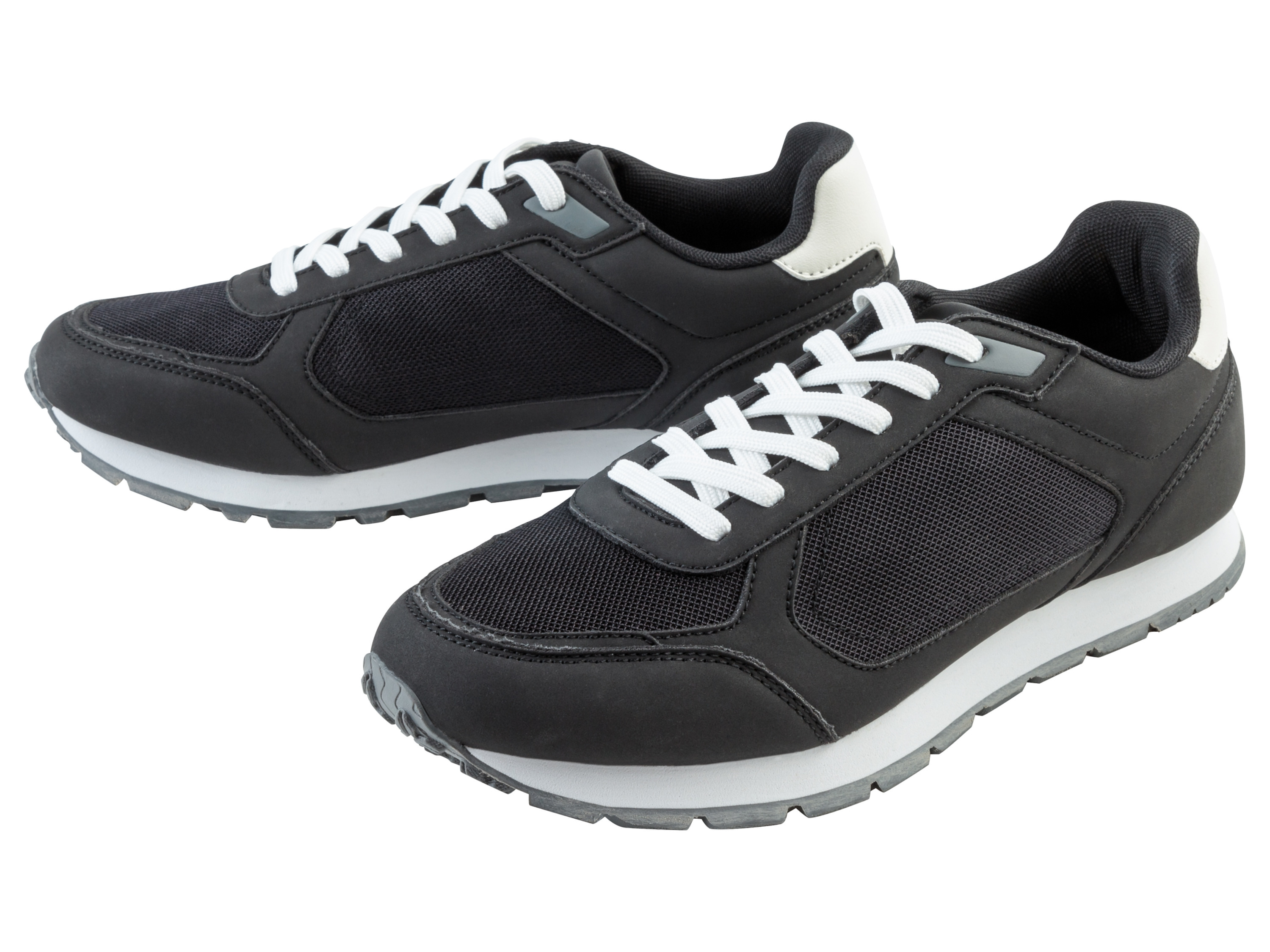 LIVERGY® Pánske tenisky (čierna/biela, 44)