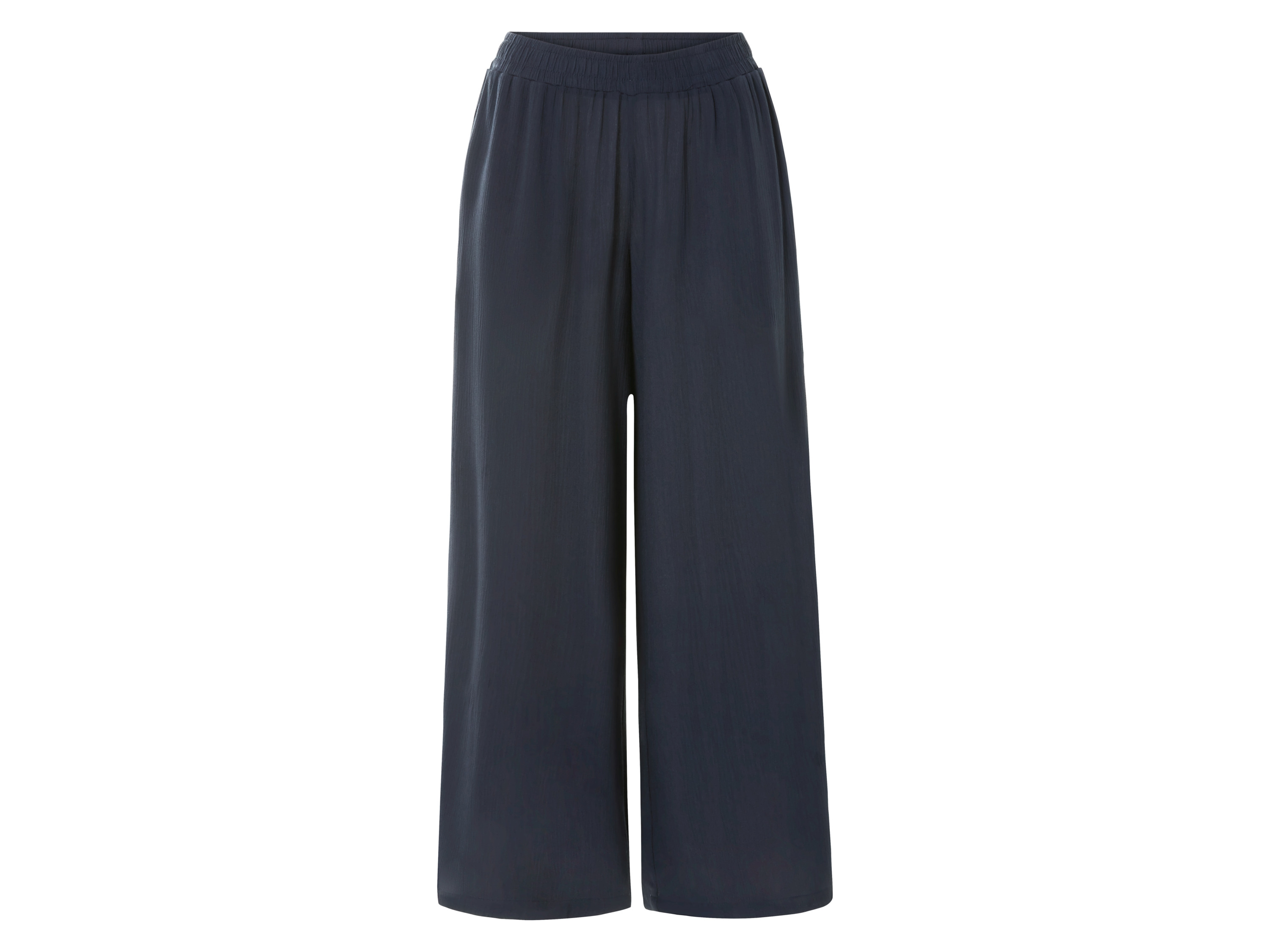 esmara® Dámske široké nohavice (navy modrá, M (40/42))