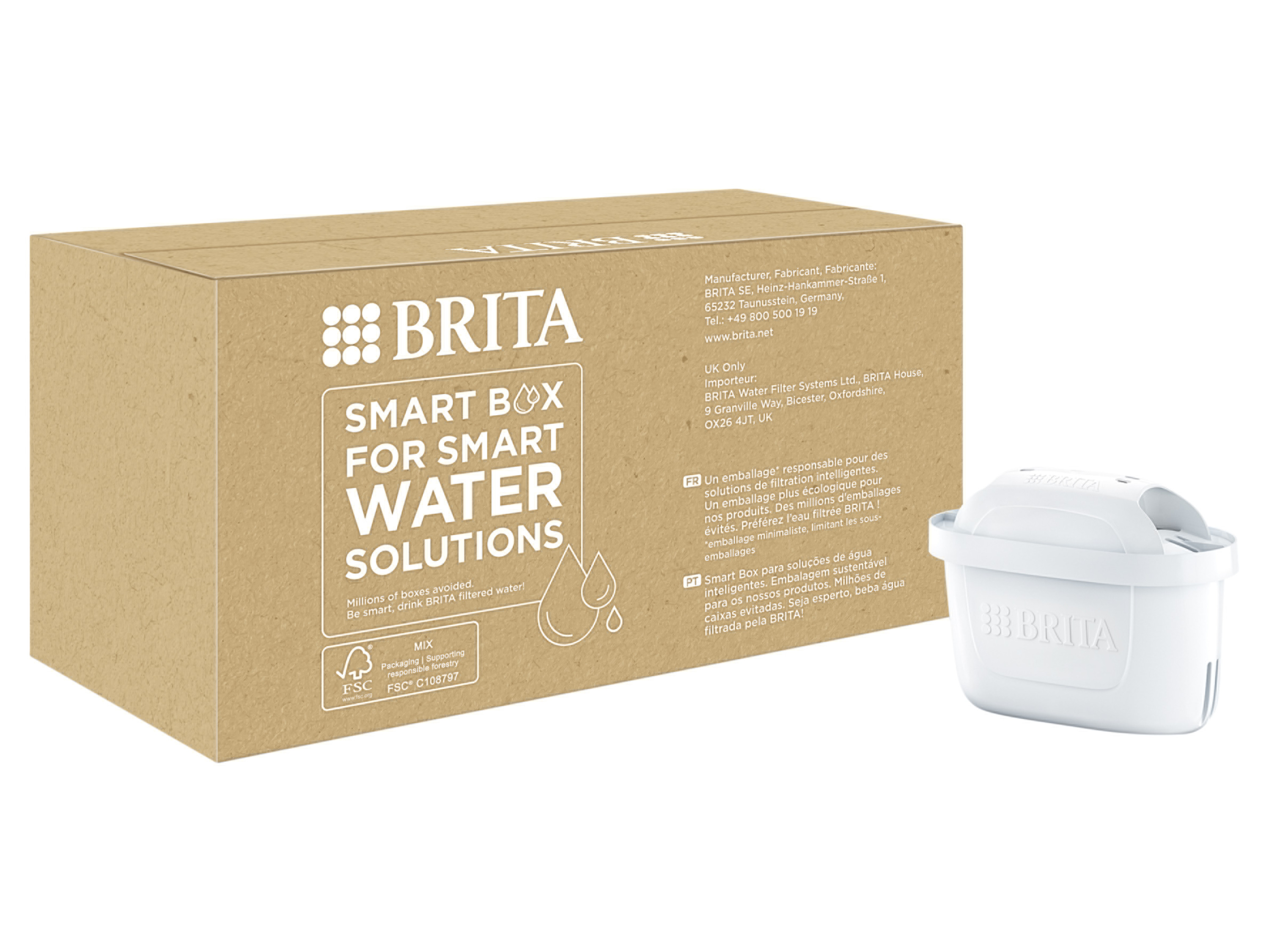 BRITA Náhradné filtračné kartuše Maxtra Pro Pure Performance, 6 kusov