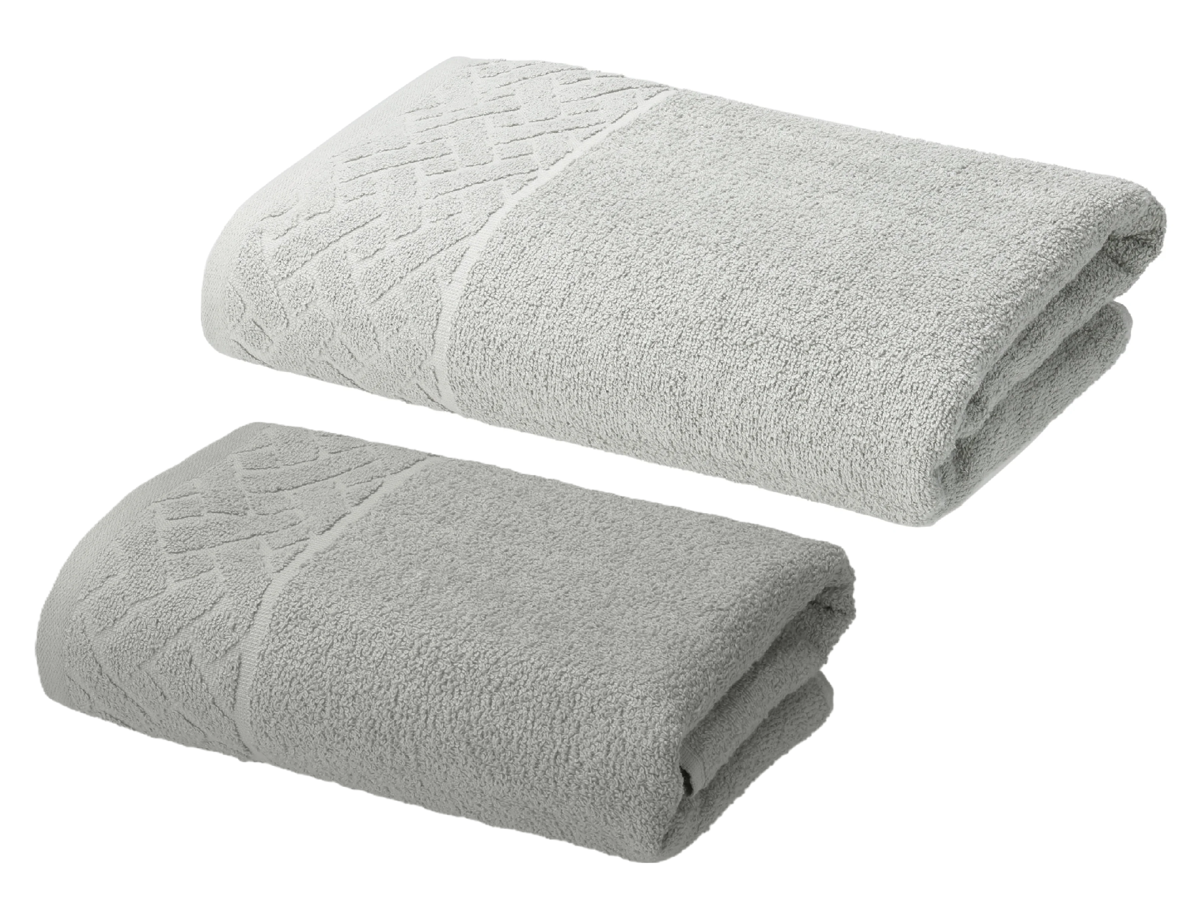 LIVARNO® Froté osuška, 70 x 140 cm + Froté uterák, 50 x 100 cm, sivá