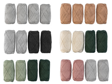 crelando® Bavlnená priadza, 4 x 50 g