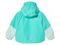 Detská svetlozelená bunda s kapucňou.
