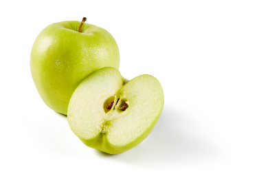 Zelené jablká Golden Delicious