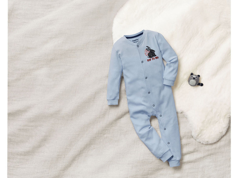 Prejsť na zobrazenie na celú obrazovku: lupilu® Chlapčenský bavlnený overal na spanie pre bábätká BIO – obrázok 2