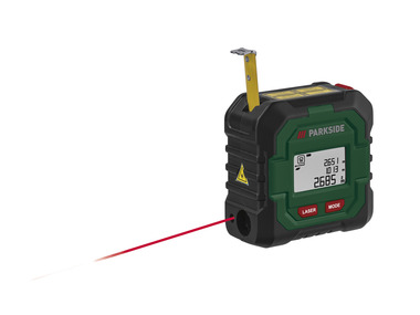 PARKSIDE® Aku laserový meter s meracím pásmom PLMB 4 C2