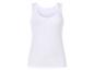 Biele dámske tielko bez rukávov
