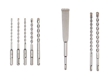 PARKSIDE PERFORMANCE® Súprava SDS vrtákov pre vŕtacie kladivá/SDS plochý sekáč